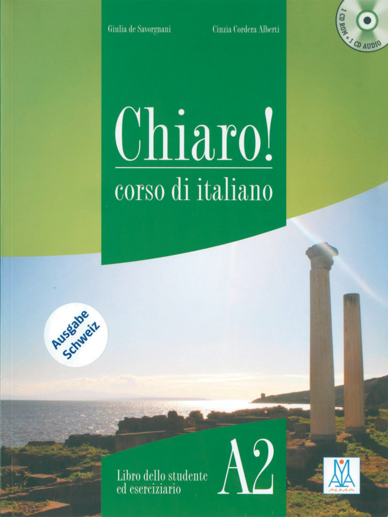 Chiaro! A2, einsprachige Ausgabe, Kurs- und Arbeitsbuch mit CD-ROM, Audio-CD und Lösungsheft, ISBN 978-3-19-005468-8