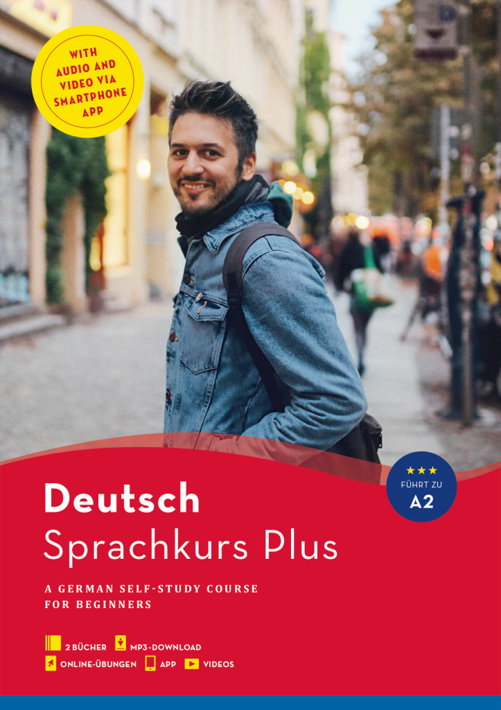 Hueber Sprachkurs Plus Deutsch A1/A2, Englische Ausgabe, Buch mit Begleitbuch, Online-Übungen, MP3-Download und App, ISBN 978-3-19-199475-4