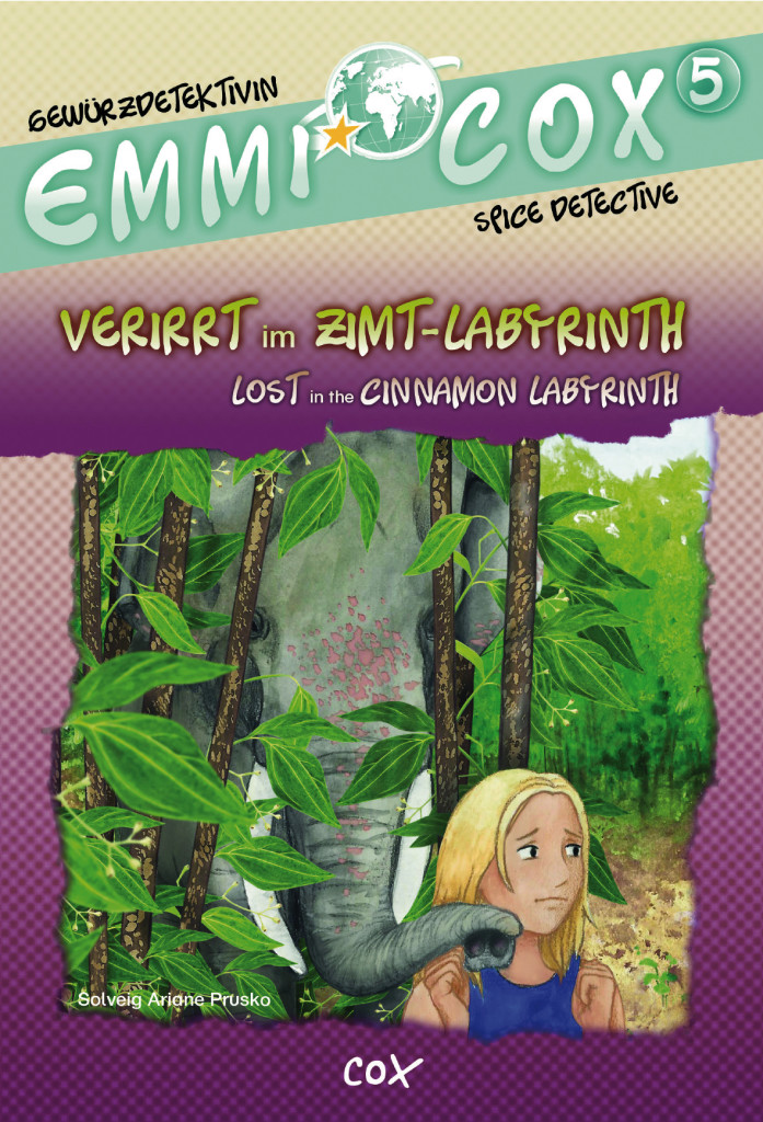 Emmi Cox 5 - Verirrt im Zimt-Labyrinth/Lost in the Cinnamon Labyrinth, Kinderbuch Deutsch-Englisch, ISBN 978-3-19-429601-5