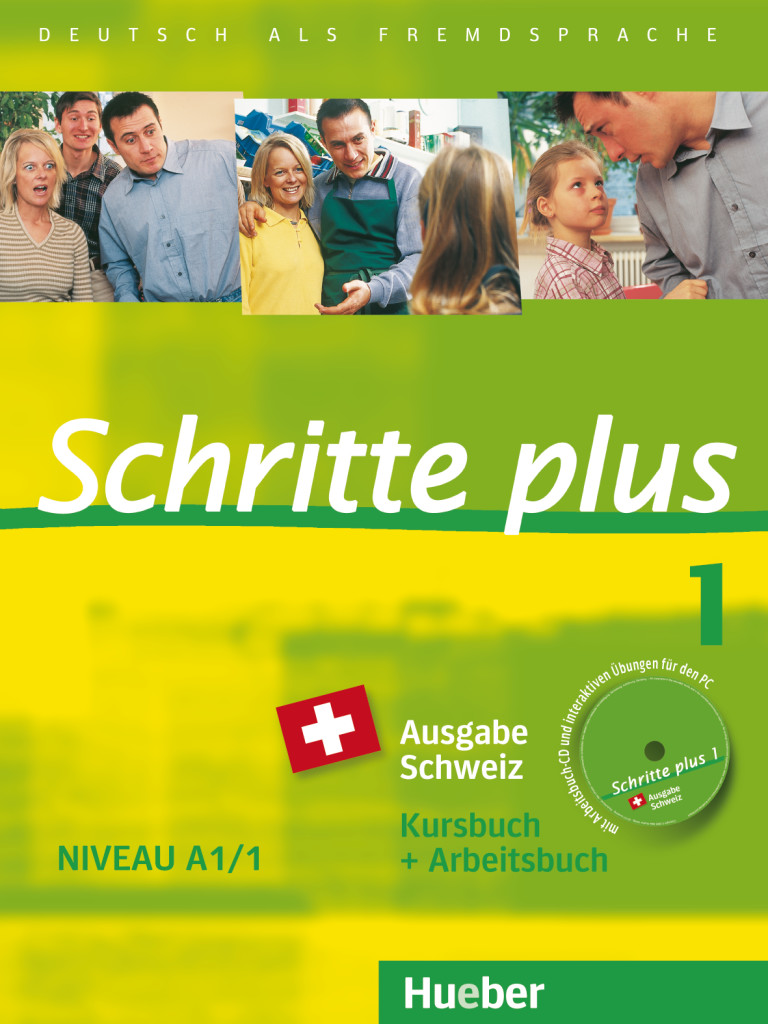 Schritte plus 1 Ausgabe Schweiz, Kursbuch + Arbeitsbuch mit Audio-CD zum Arbeitsbuch und interaktiven Übungen, ISBN 978-3-19-501911-8