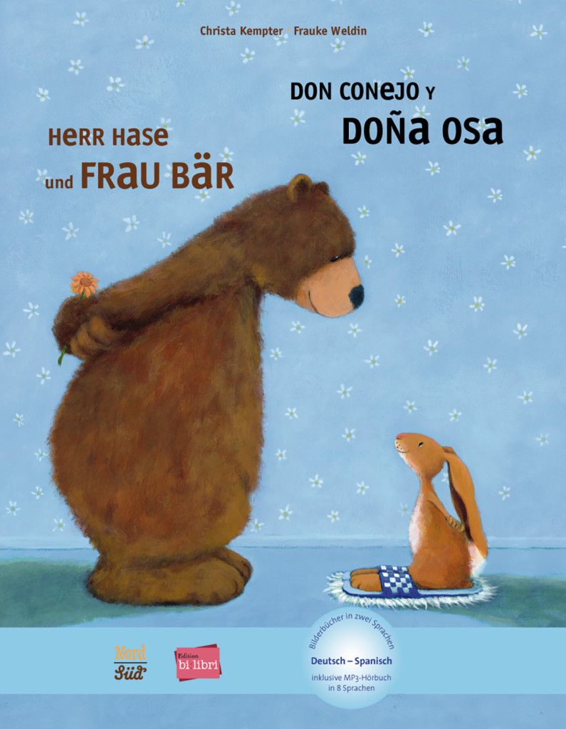 Herr Hase & Frau Bär, Kinderbuch Deutsch-Spanisch mit MP3-Hörbuch zum Herunterladen, ISBN 978-3-19-619597-2