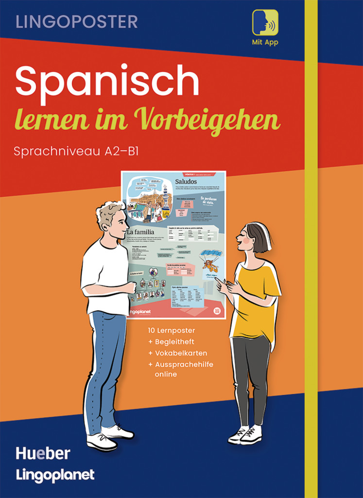 Lingoposter: Spanisch lernen im Vorbeigehen, Paket: Sprachposter + Vokabelkarten + Begleitheft + App, ISBN 978-3-19-799601-1