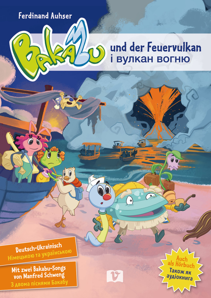 Bakabu und der Feuervulkan, Kinderbuch Deutsch-Ukrainisch (Broschur), ISBN 978-3-19-889601-3