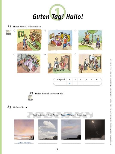 Schritt 1 Musterlektion