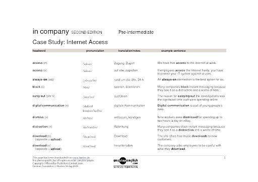 Case Study, Internet Use