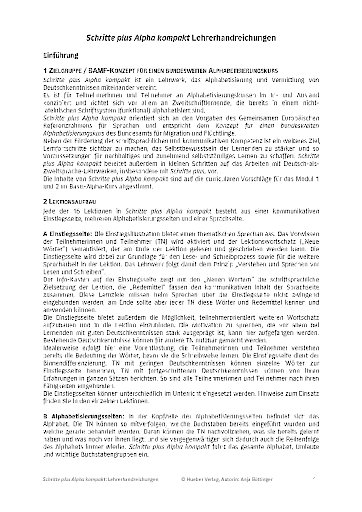 Lehrerhandreichungen