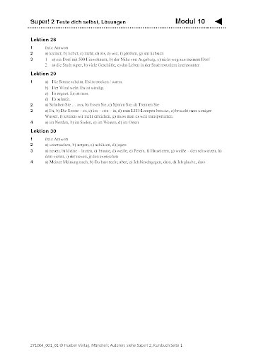 Modul 10 – Lösungen 