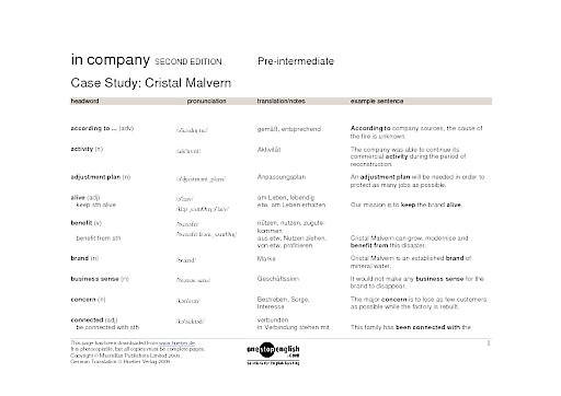 Case Study, Cristal Malvern