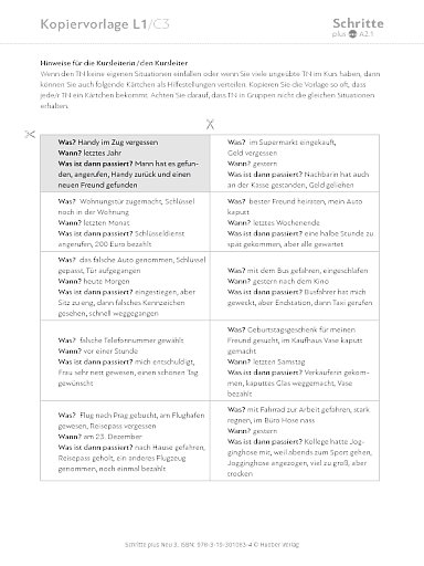 Kopiervorlage, Lektion 1, C3