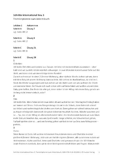 Transkriptionen