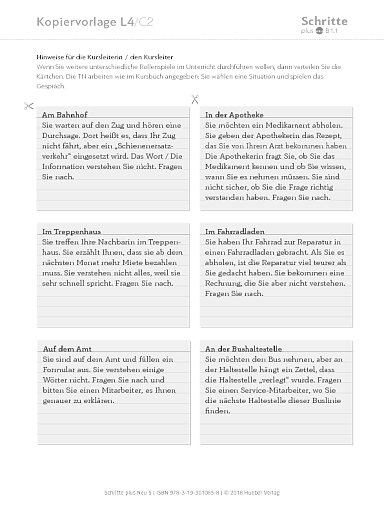 Kopiervorlage, Lektion 04, C2