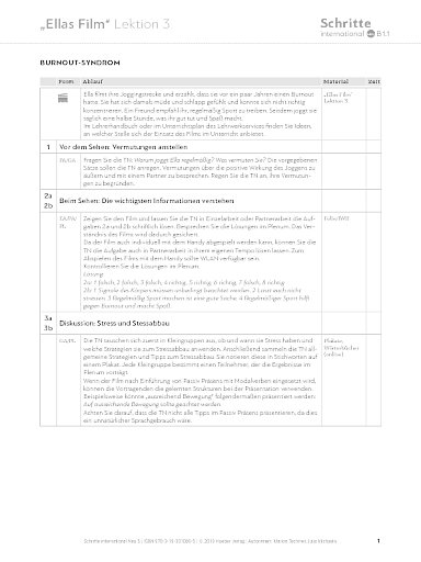 Ellas Film, Lektion 3