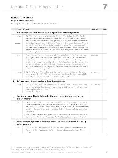 Unterrichtsplan
