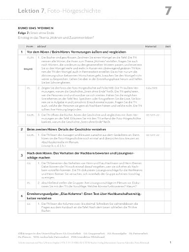 Unterrichtsplan