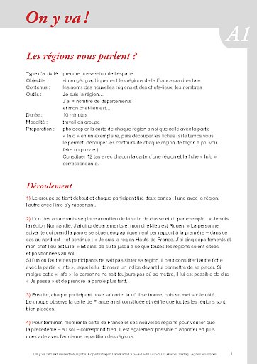 Unterrichtsvorschläge zur Landkarte