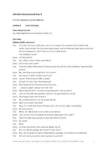 Transkriptionen