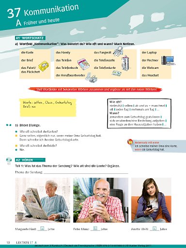 Lektion 37: Kommunikation