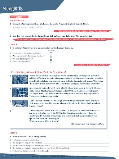 Plateau Modul 7: Neugierig
