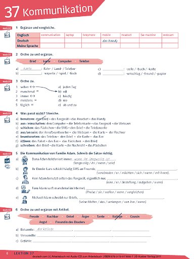 Lektion 37: Kommunikation