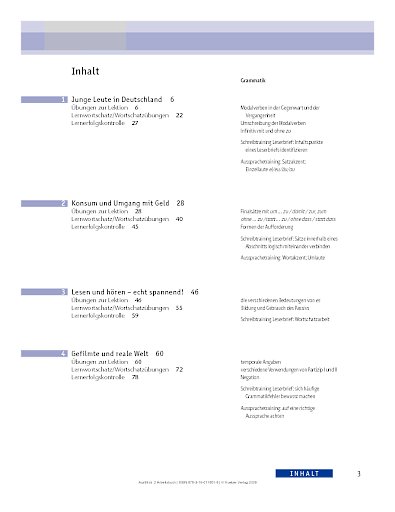 Inhaltsverzeichnis