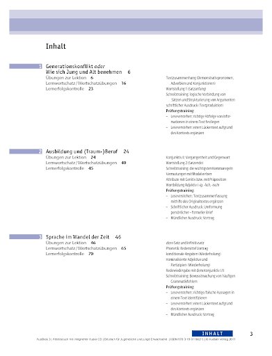 Inhaltsverzeichnis