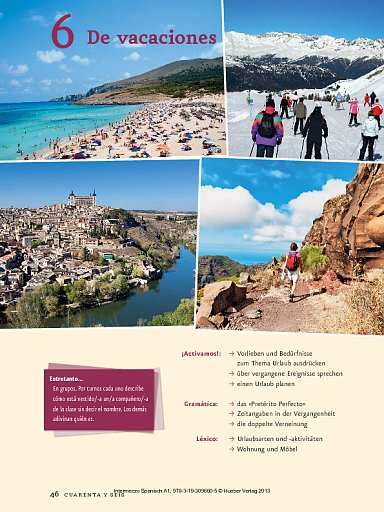 Lektion 6: De vacaciones