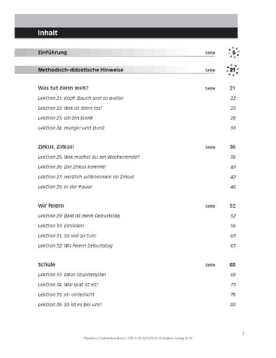 Inhaltsverzeichnis