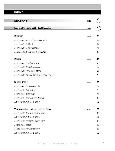 Inhaltsverzeichnis