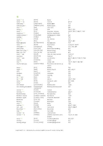 Wortliste N-Z