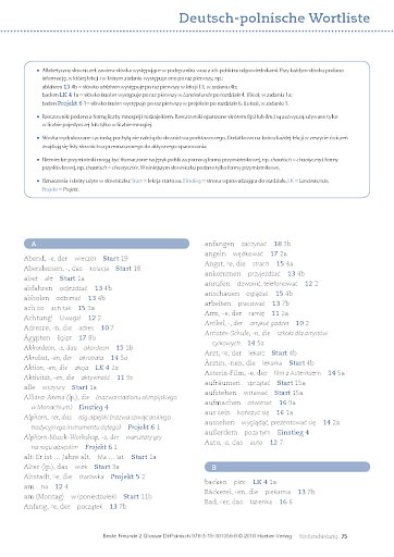 Glossar Deutsch-Polnisch – Niemiecki-Polski