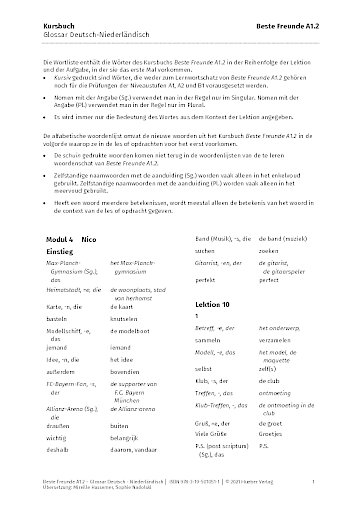 Glossar Deutsch-Niederländisch – Duits-Nederlands