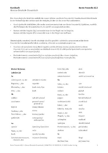 Glossar Deutsch-Slowakisch – Nemecký-Slovenský
