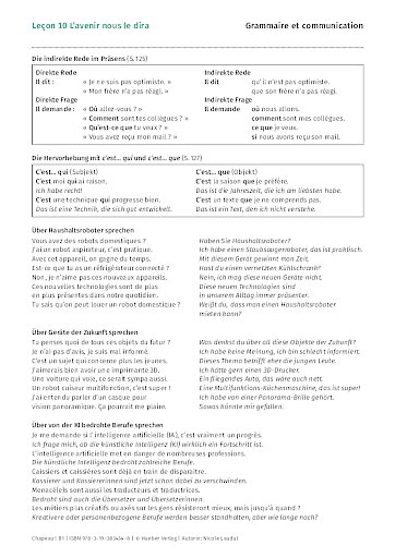 Lektion 10-12: Grammaire et communication