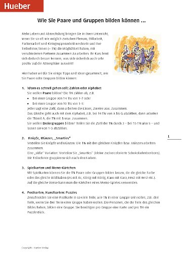 Gruppen bilden