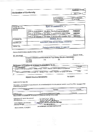 Konformitätserklärung