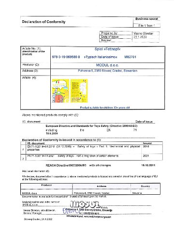 Konformitätserklärung