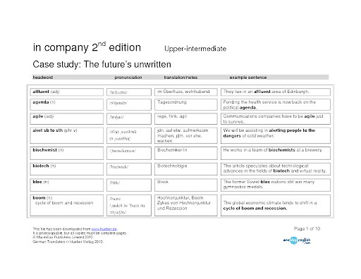 Case Study, The future’s unwritten