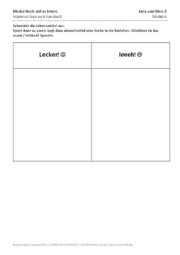 Modul 6: Hoch soll er leben.