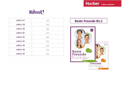 Beste Freunde PLUS B1.1 – Kahooty