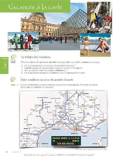 Leçon 5: Vacances à la carte