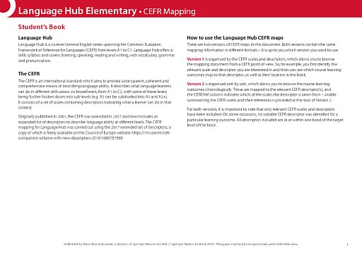 CEFR Map