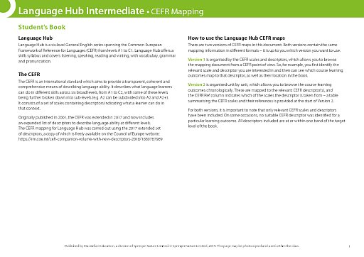 CEFR Map