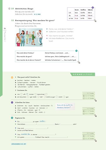 Kursspaziergang: Was machen Sie gern?