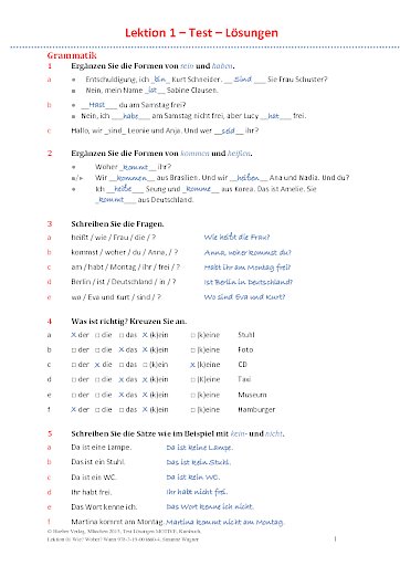 Test Zu Lektion 13 Pdf Test Zu Lektion 13 Pdf