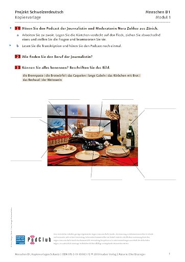 Projekt Schweizerdeutsch