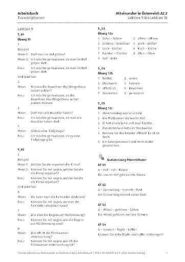 Transkriptionen