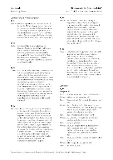 Transkriptionen