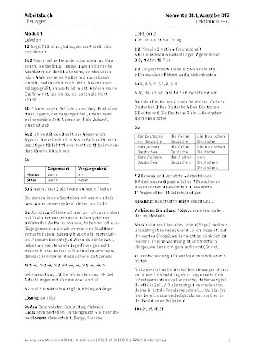 Lösungen (Ausgabe DTZ)