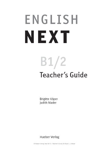 Teacher's Guide