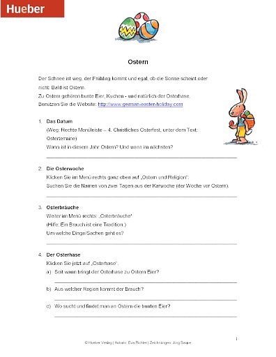 Osterbräuche, Osterhasen, Osterrezepte